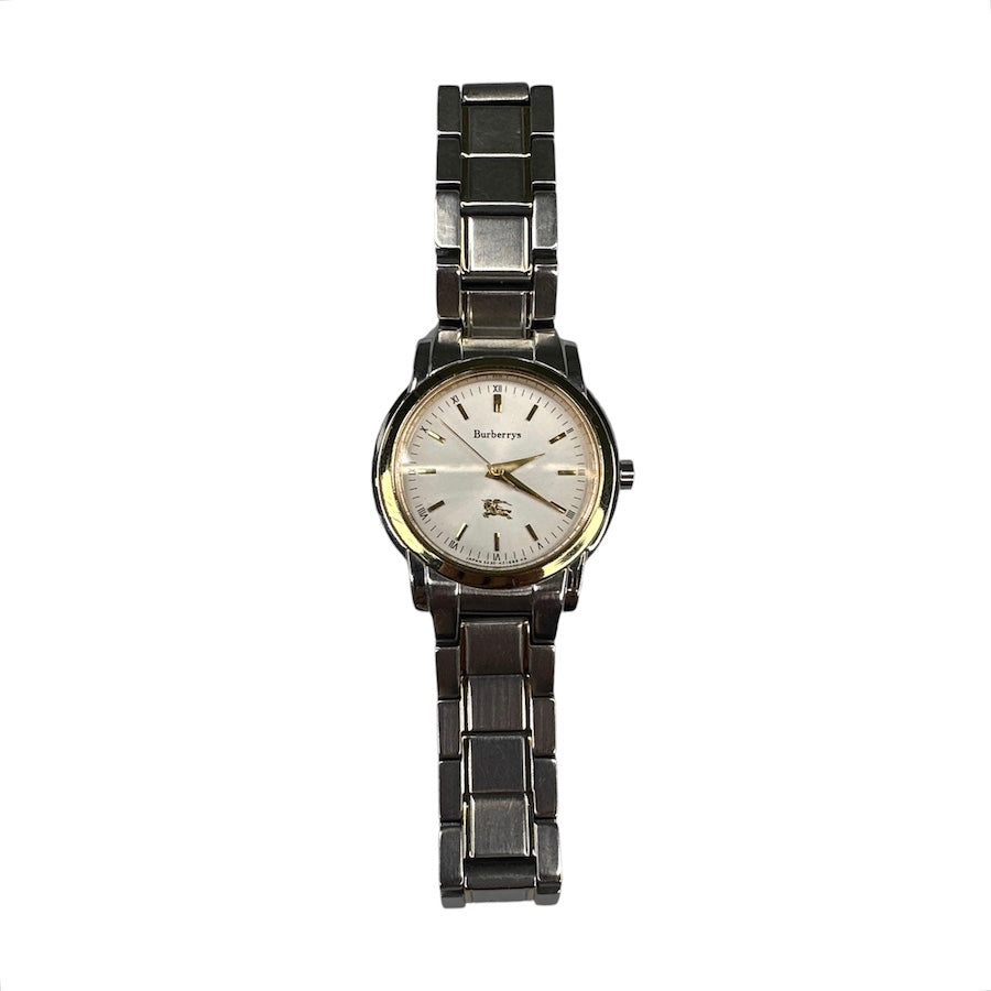 BURBERRY TWO-TONE QUARTZ MOVEMENT WATCH