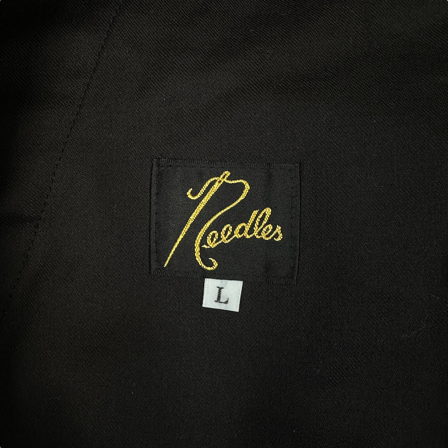 NEEDLES PIPING COWBOY PANTS - BLACK / BLUE