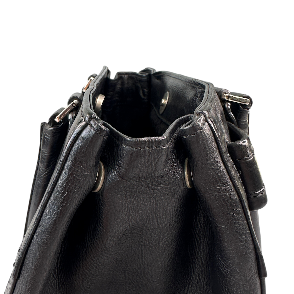 DIOR 2005 FLIGHT LEATHER HANDBAG