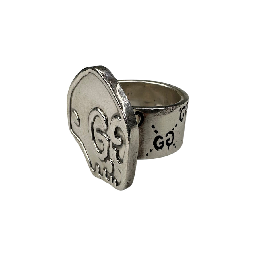 GUCCI G GHOST SKULL RING (18)