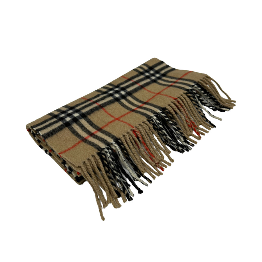 BURBERRY CASHMERE NOVA CHECK SCARF