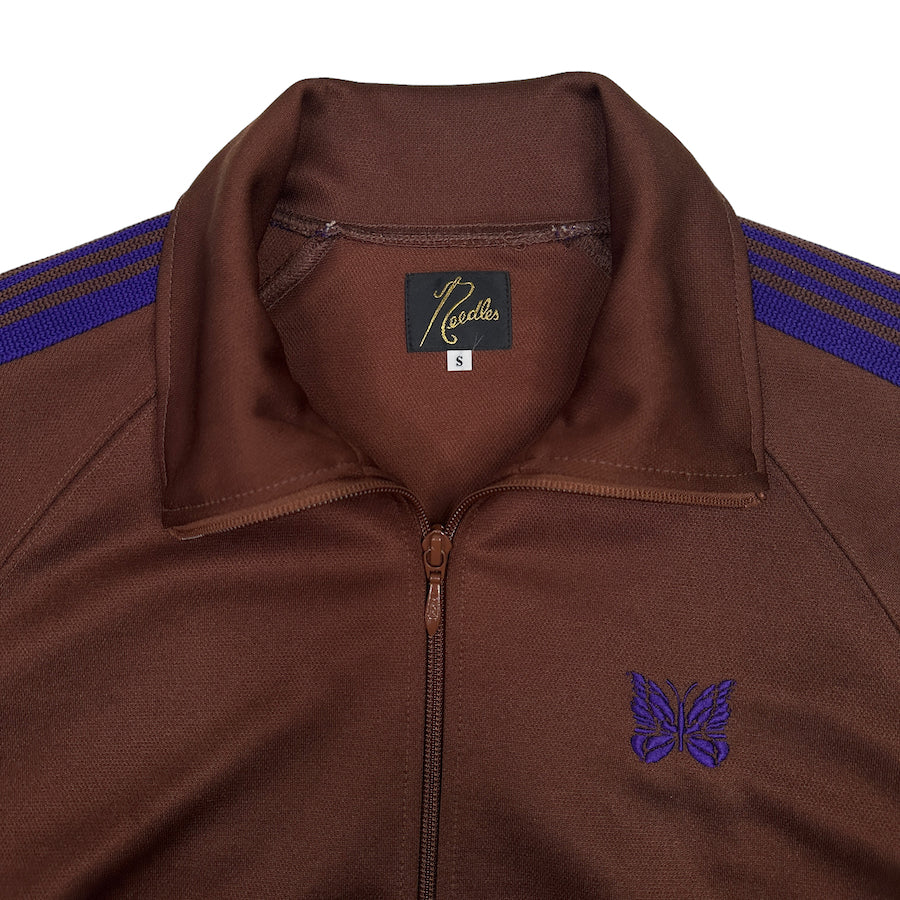 (S) NEEDLES TRACK JACKET - BROWN / PURPLE