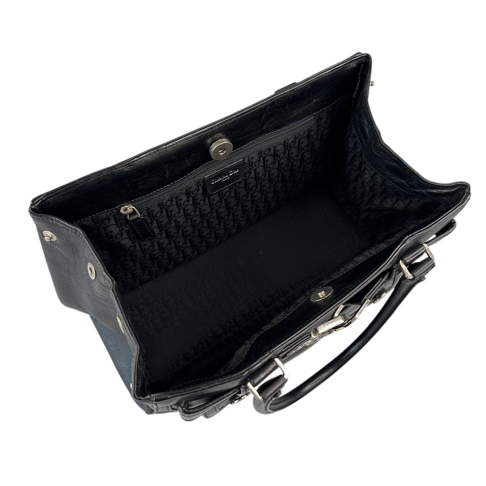 DIOR 2005 FLIGHT LEATHER HANDBAG