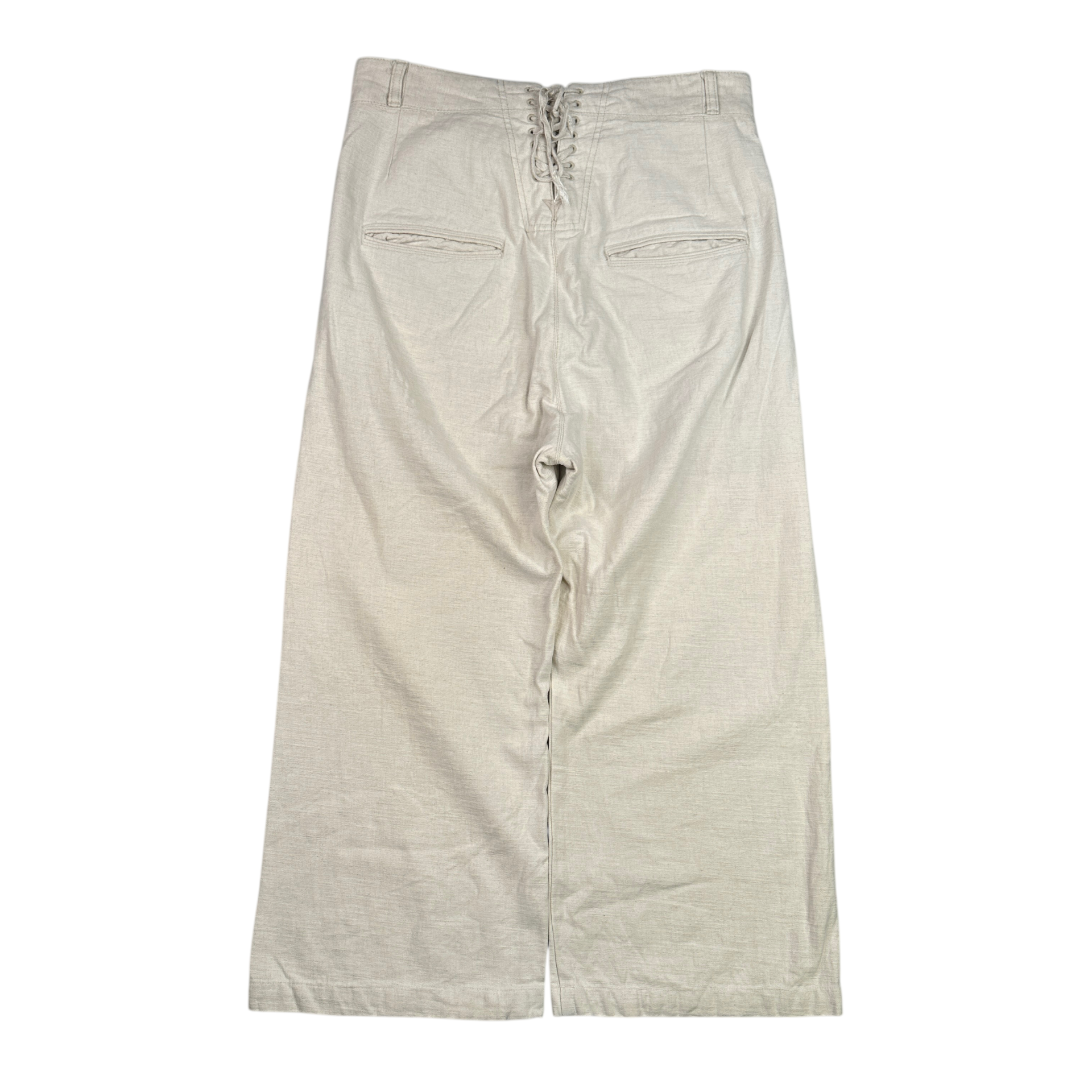 (1) VLAS BLOMME LINEN-BLEND MARINE PANTS