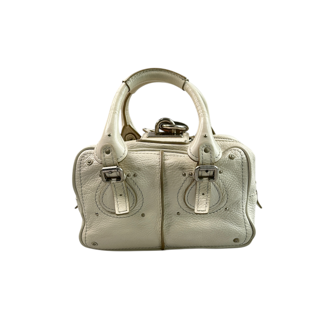 CHLOE SMALL PADDINGTON BAG - WHITE (2008) (II)