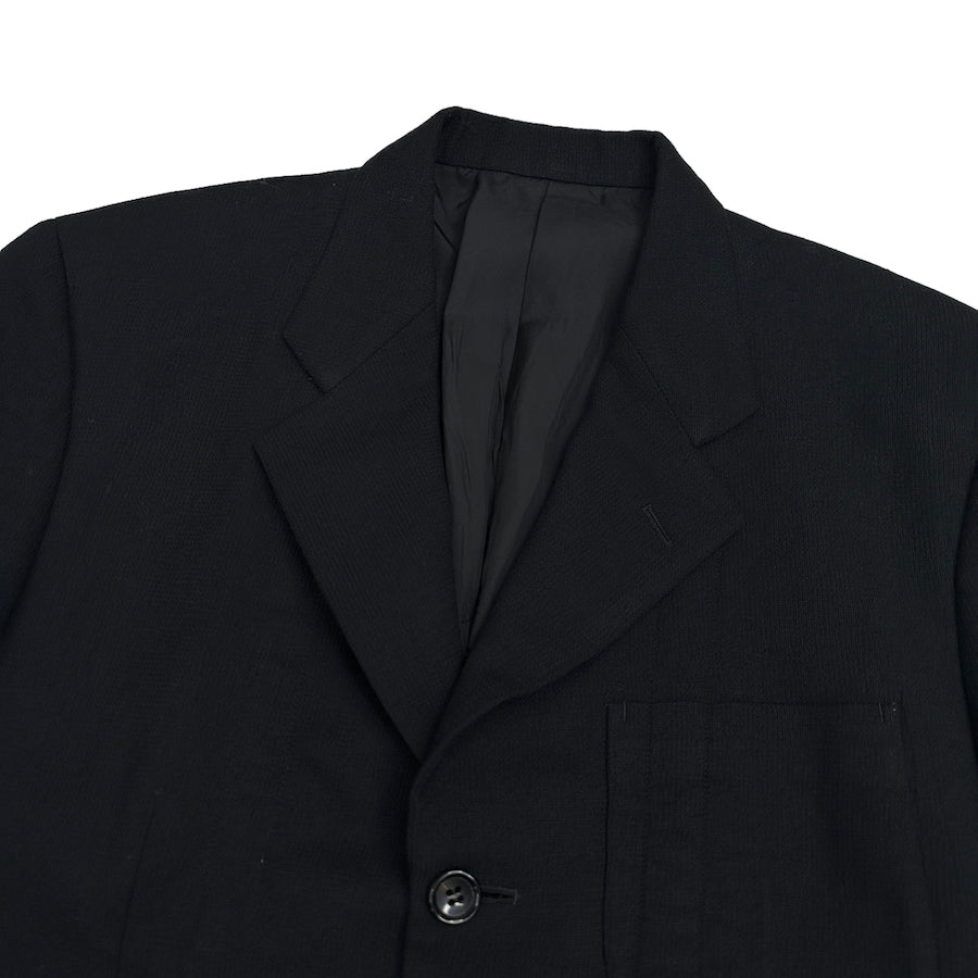 COMME DES GARÇONS HOMME 1998 WOOLLEN BLAZER - BLACK