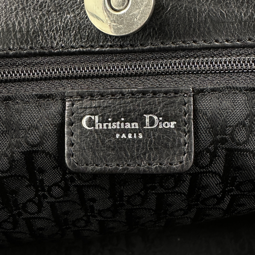 DIOR 2005 FLIGHT LEATHER HANDBAG