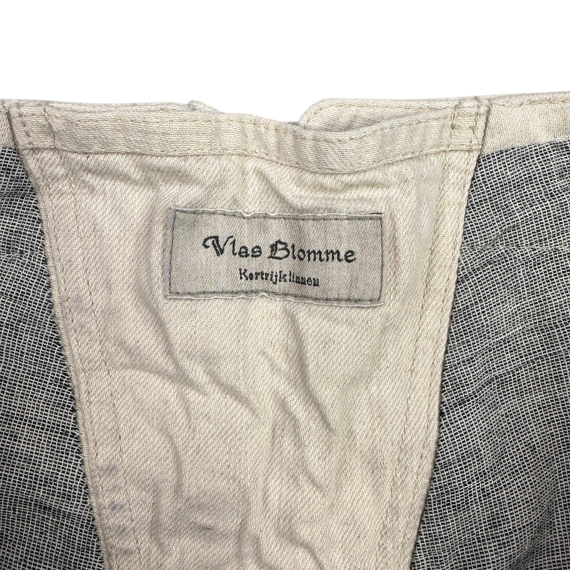 (1) VLAS BLOMME LINEN-BLEND MARINE PANTS
