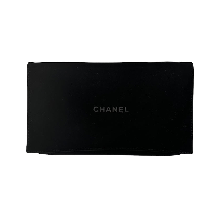 CHANEL QUILTED LEATHER WALLET - RED