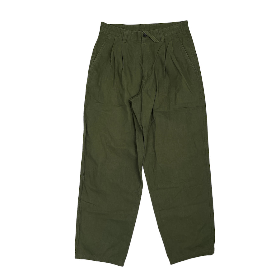 ISSEY MIYAKE ARMY GREEN TROUSERS
