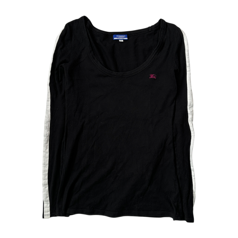 BURBERRY BLUE LABEL LONG SLEEVE - BLACK / WHITE