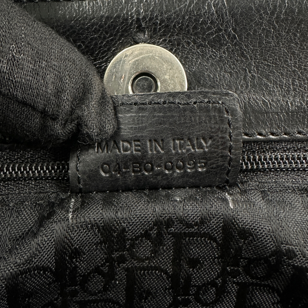DIOR 2005 FLIGHT LEATHER HANDBAG