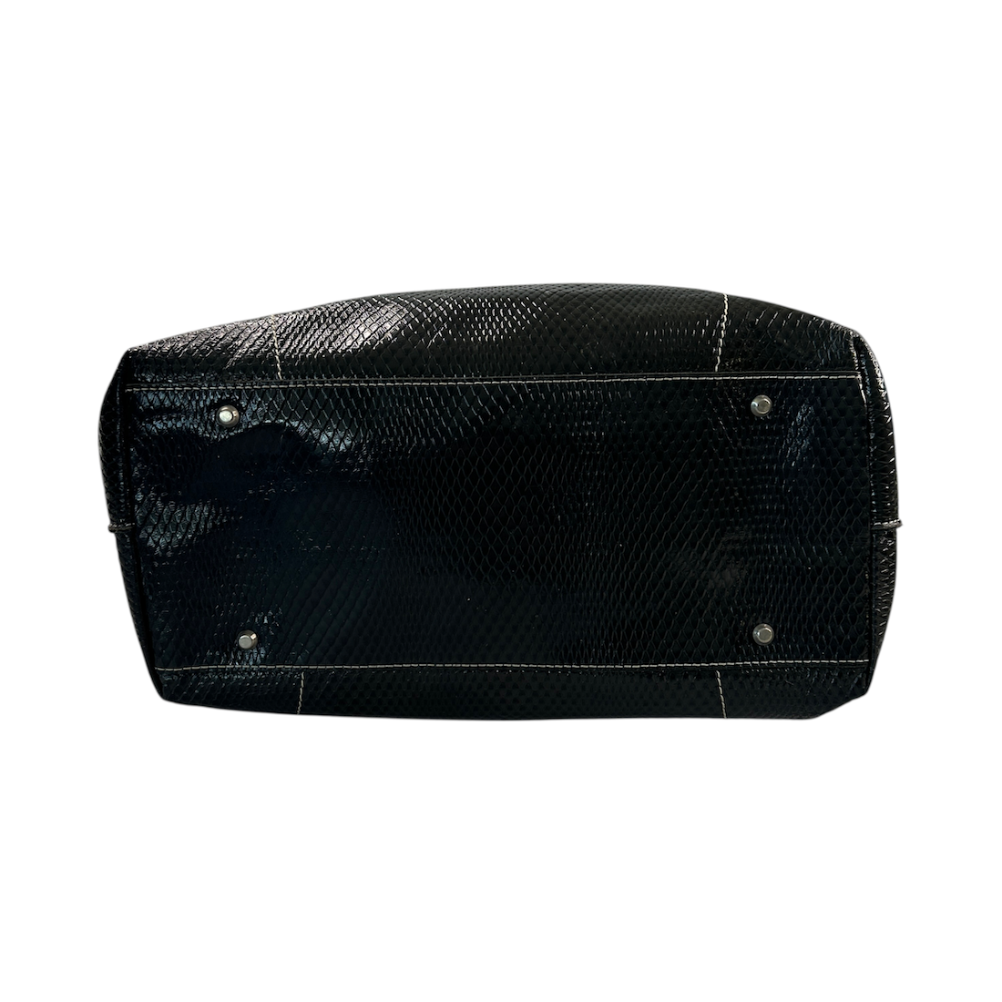 VIVIENNE WESTWOOD PYTHON LEATHER TOTE BAG