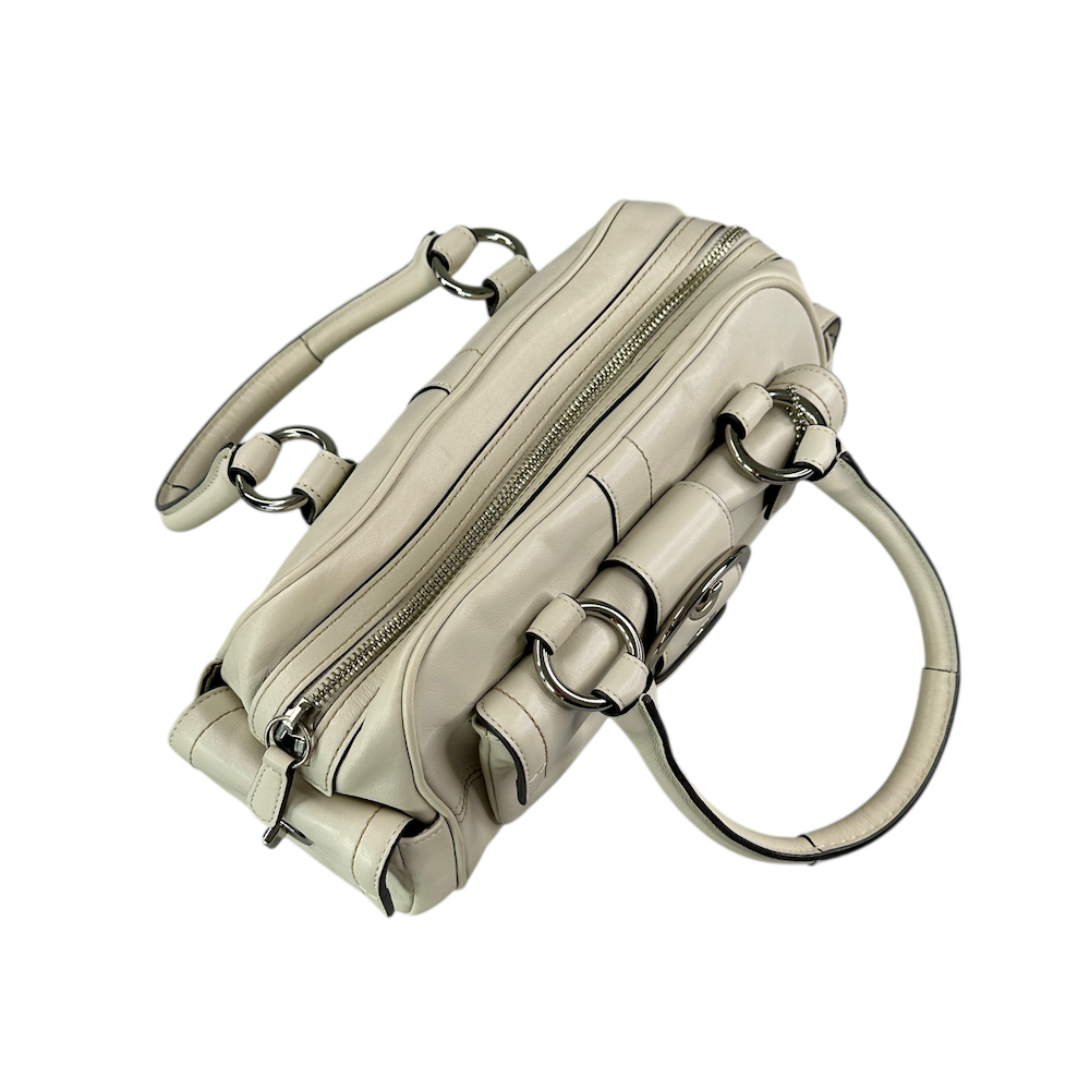 COACH LEATHER SOHO BAG - CREAM