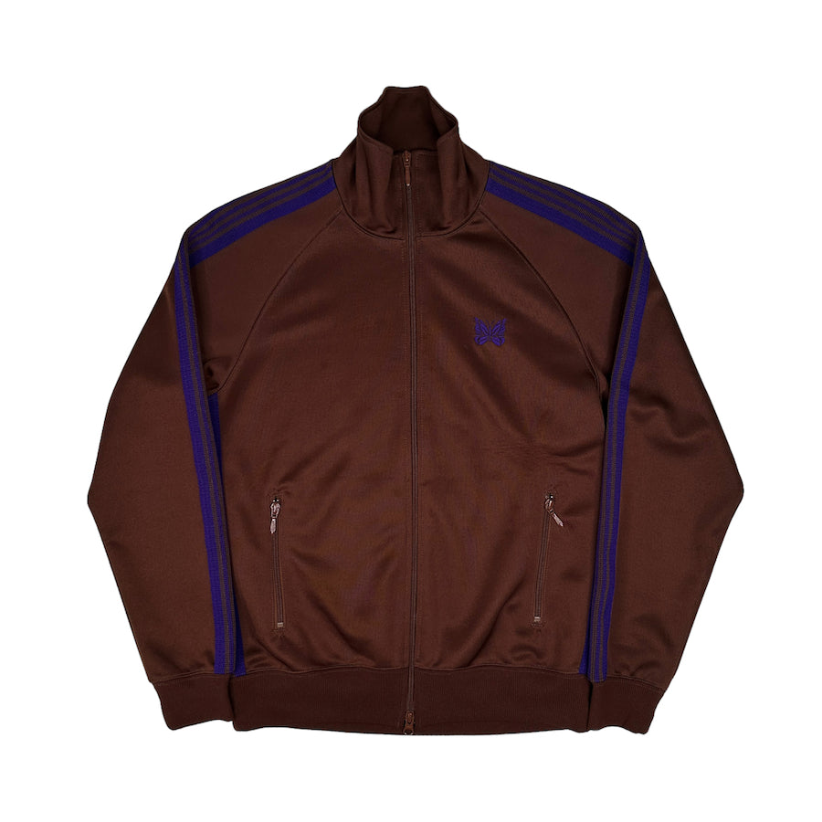 (S) NEEDLES TRACK JACKET - BROWN / PURPLE