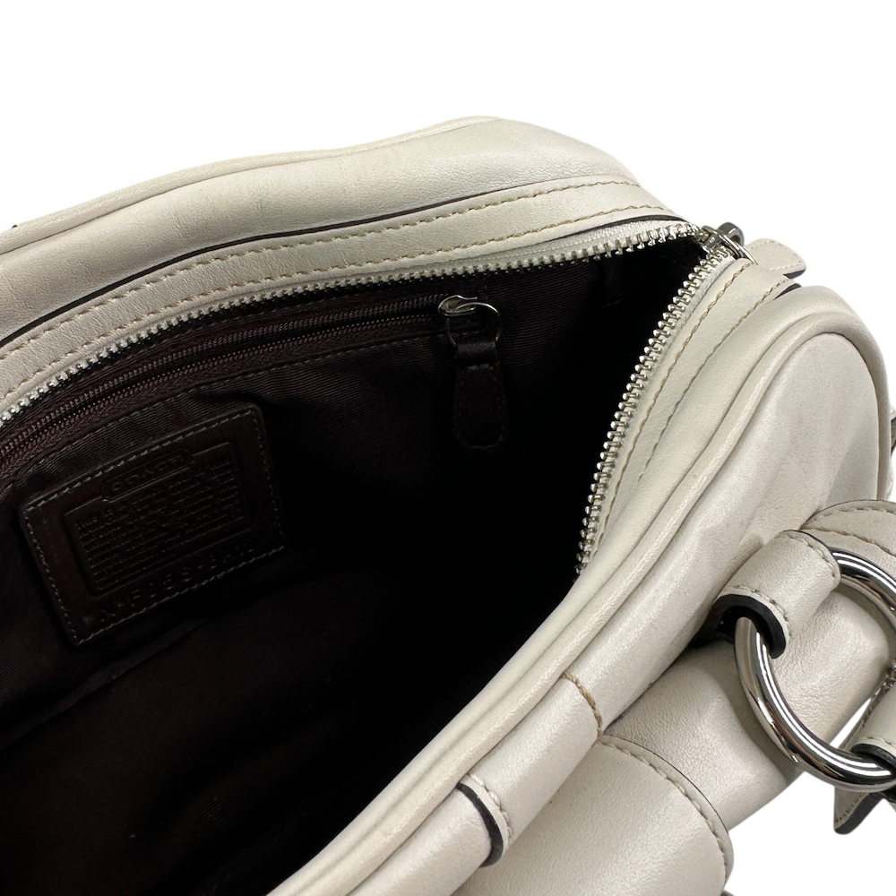 COACH LEATHER SOHO BAG - CREAM