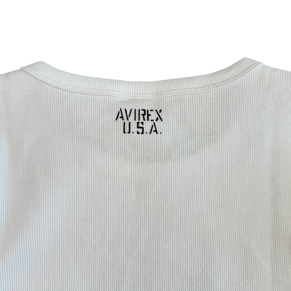 (NEW) AVIREX EVERY DAY T-SHIRT - WHITE
