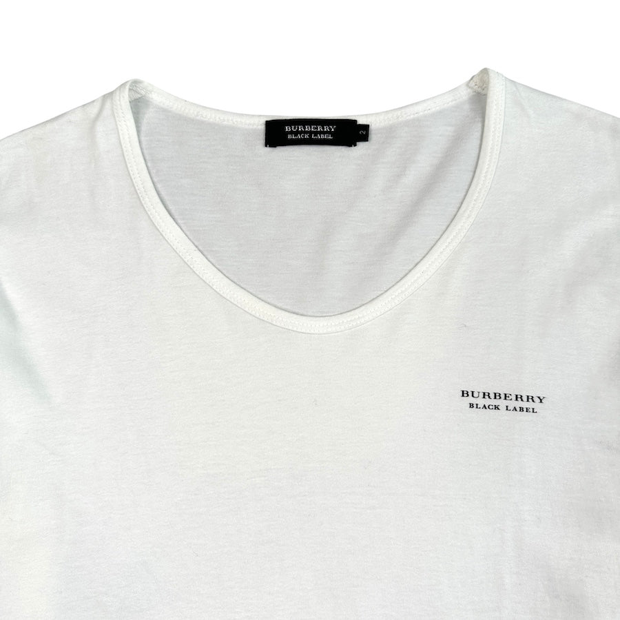 (2) BURBERRY BLACK LABEL LONG SLEEVE TOP - WHITE