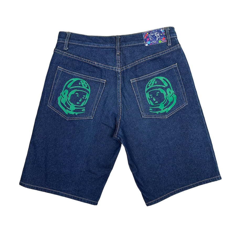 BBC ICECREAM RUNNING DOG & ASTRONAUT LOGO DENIM JORTS – Top Floor Gallery