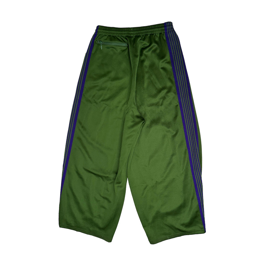 (XS) NEEDLES AW23 GREEN/PURPLE H.D TRACK PANTS