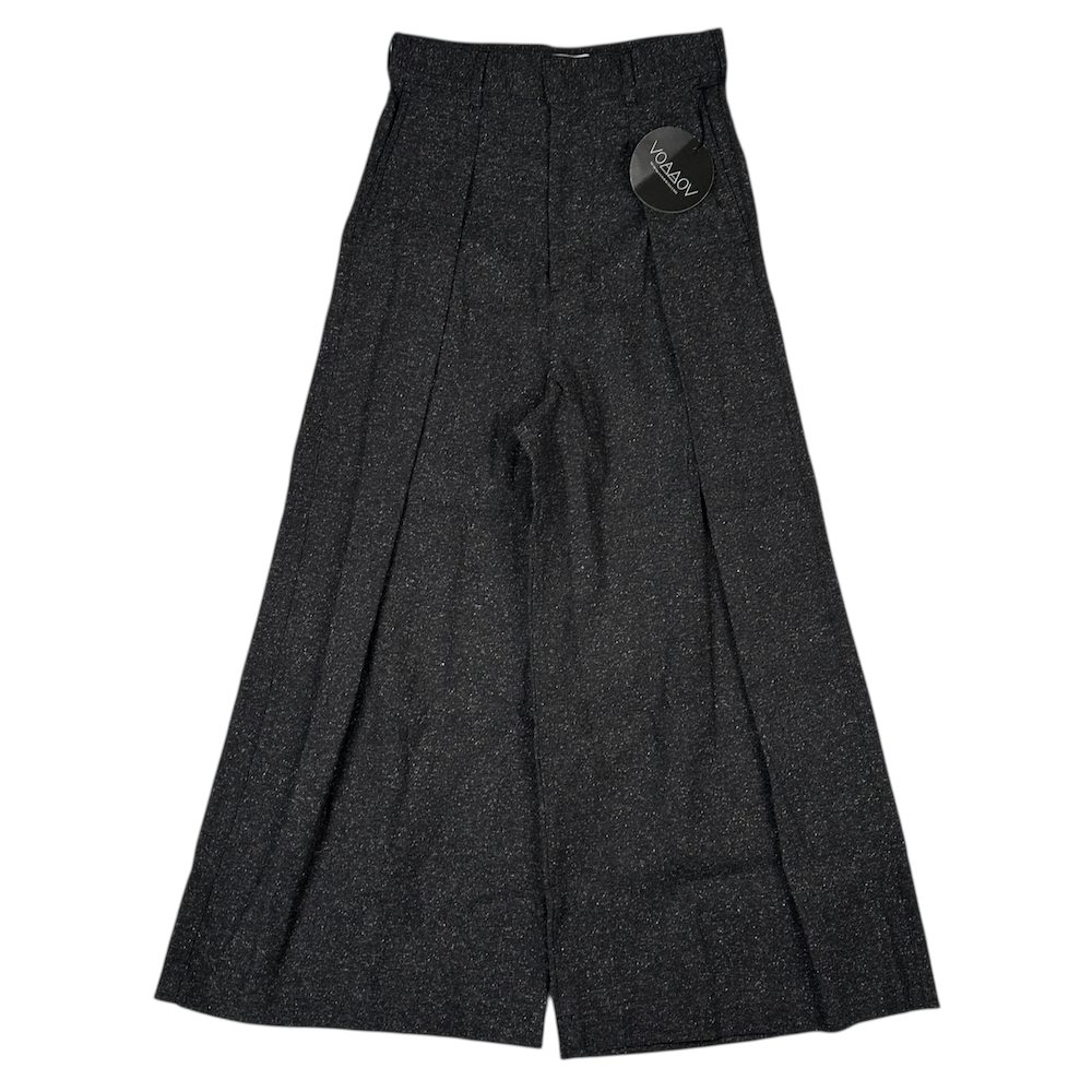 (NEW) VOAAOV 1-TUCK WIDE PANTS - GREY