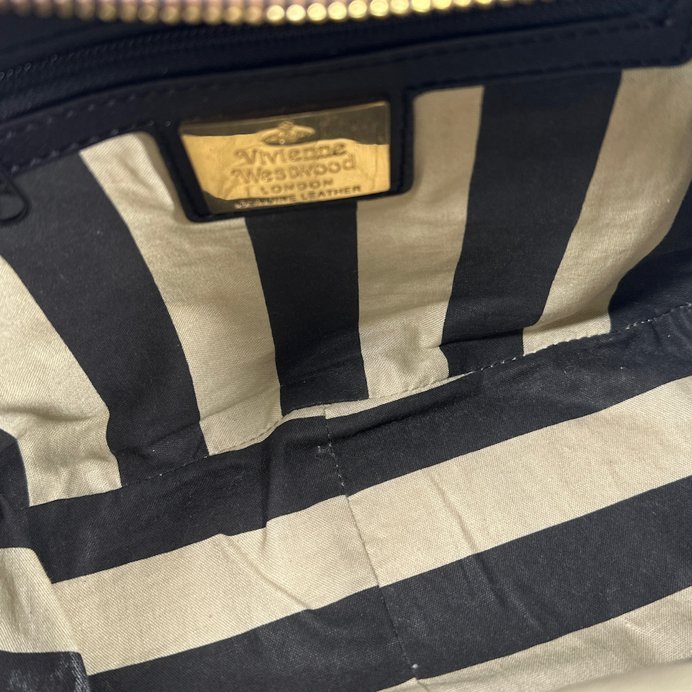 VIVIENNE WESTWOOD BOWLING BAG - BLACK