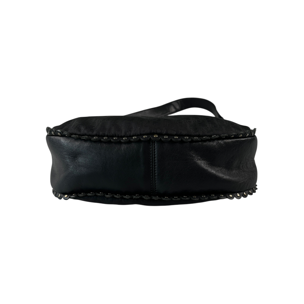 DIOR MONOGRAM BRAIDED HOBO BAG