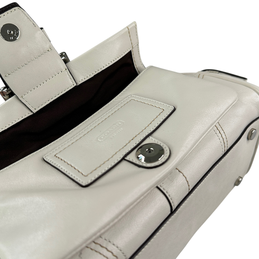 COACH LEATHER SOHO BAG - CREAM