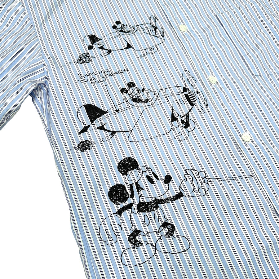 COMME DES GARÇONS HOMME DEUX X DISNEY BUTTON UP SHIRT (2020)