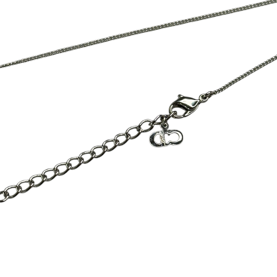 DIOR PADLOCK PENDANT NECKLACE