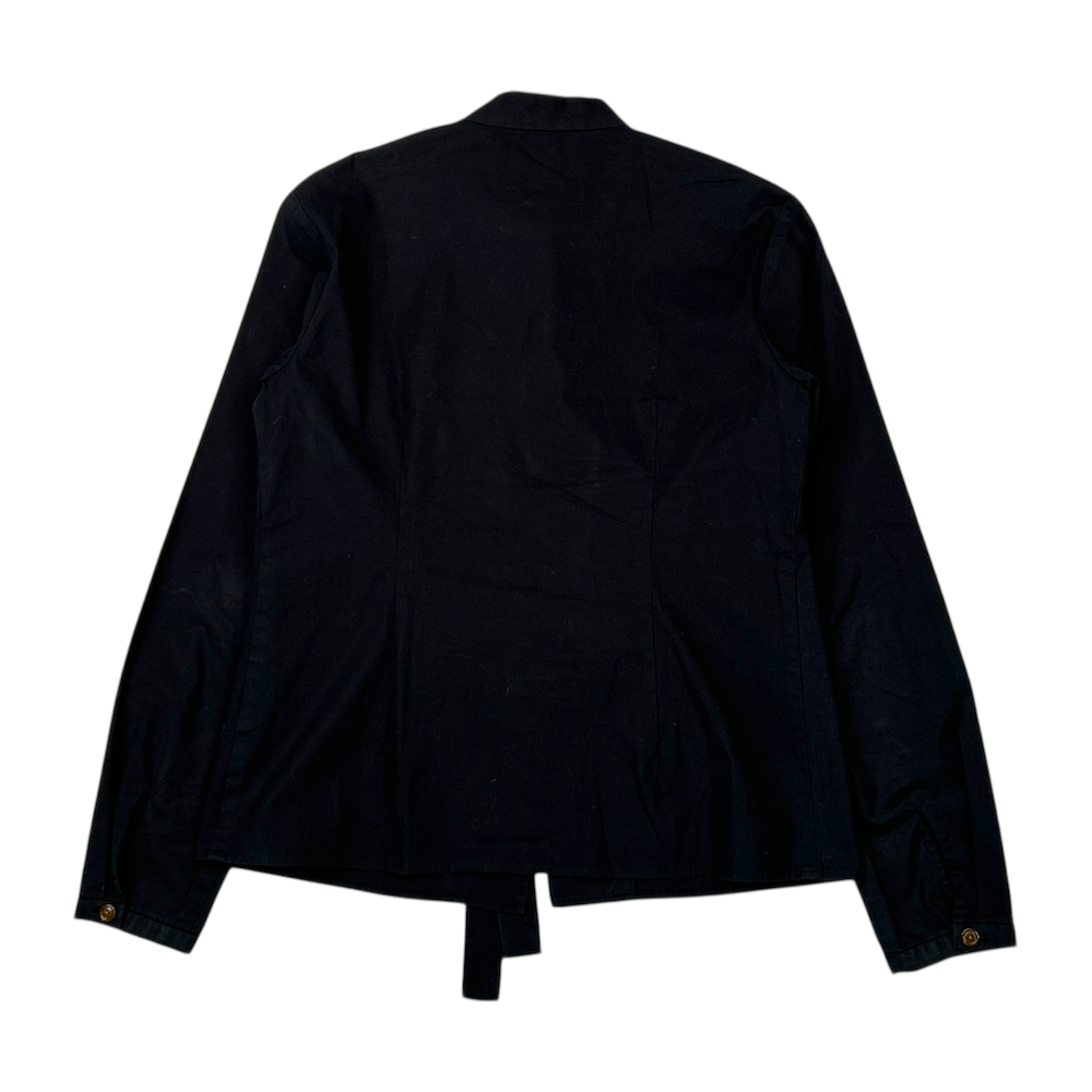 (2) VIVIENNE WESTWOOD RED LABEL BUTTON RIBBON DETAIL SHIRT