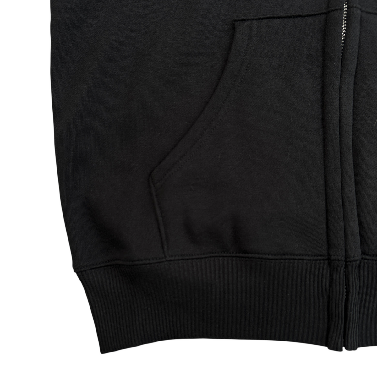 (NEW) AVIREX LOGO ZIP HOODIE - BLACK