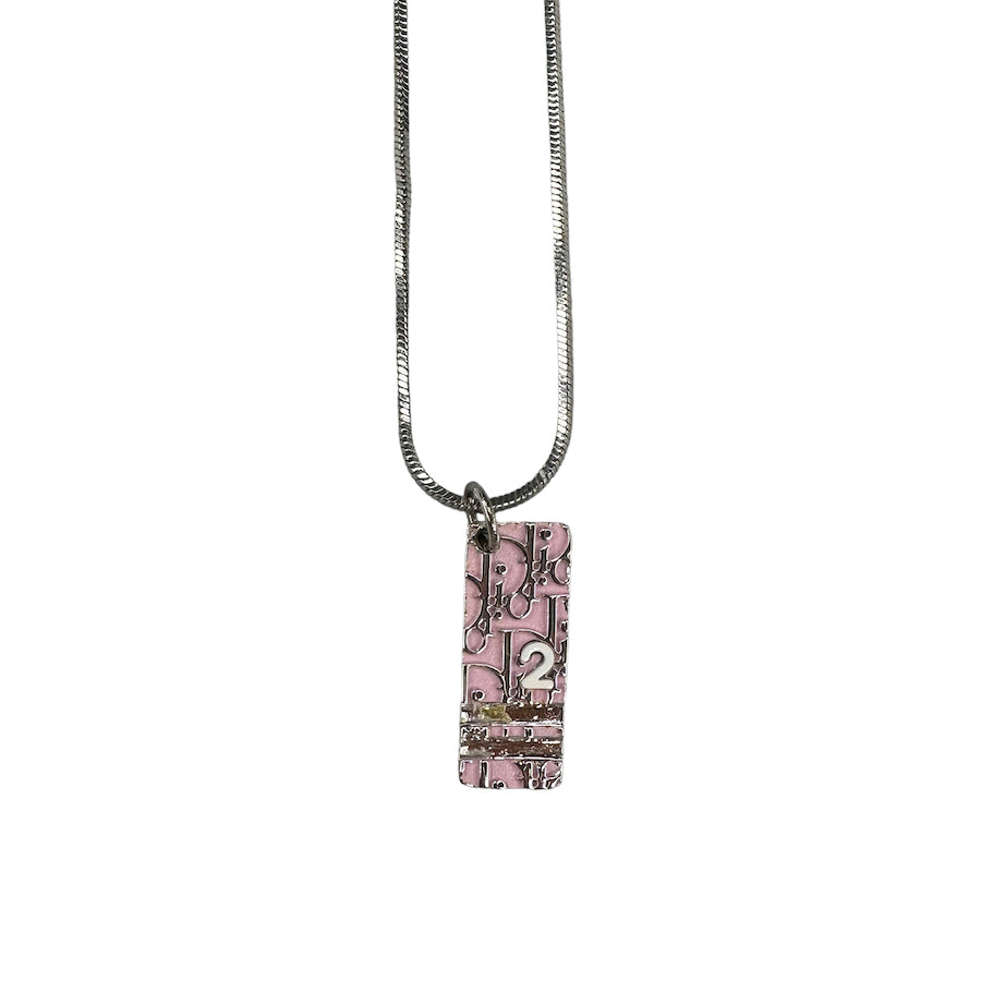 DIOR BABY PINK TROTTER NECKLACE