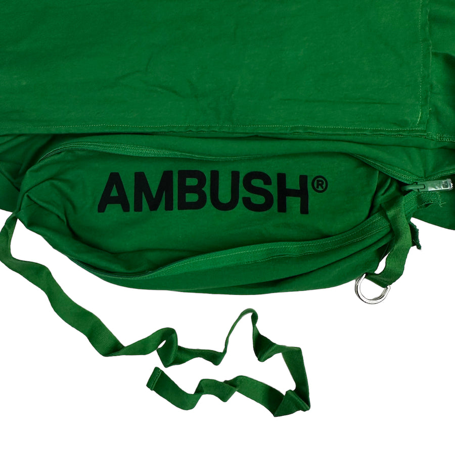 AMBUSH FW22 WAIST POCKET TSHIRT - GREEN