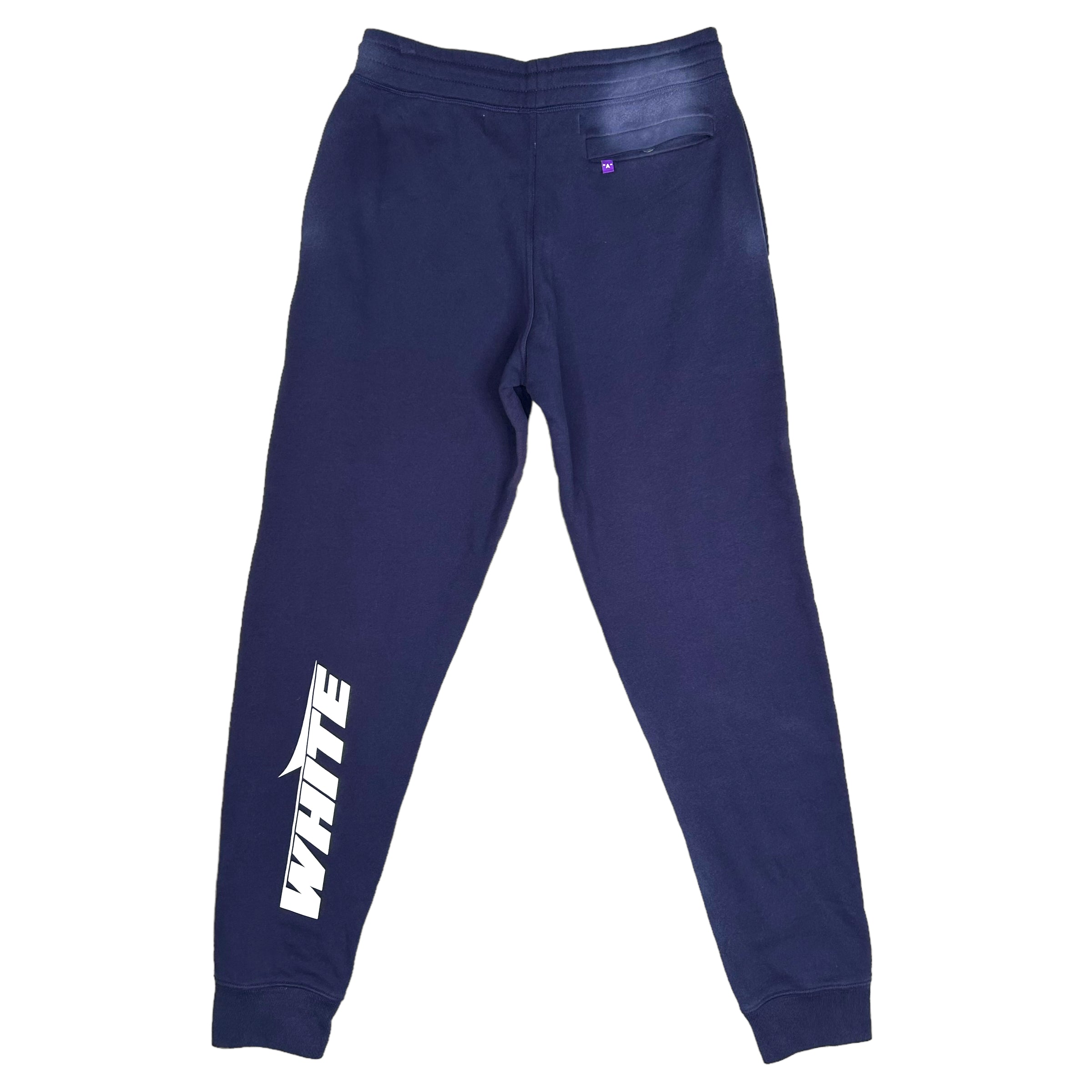 OFF WHITE WING OFF SWEATPANTS NAVY