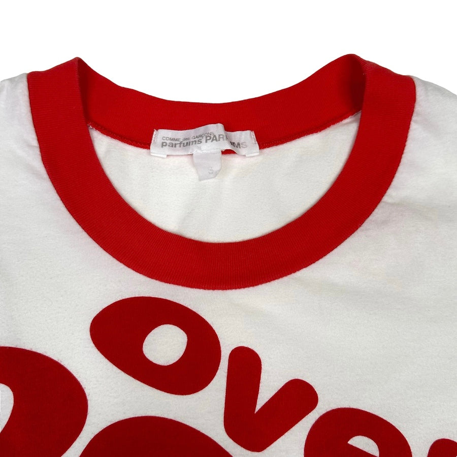COMME DES GARCONS RINGER TEE - WHITE/RED