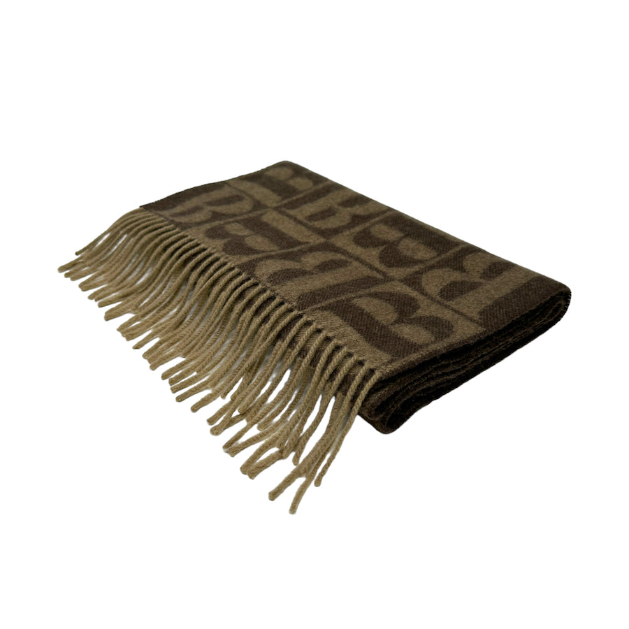 BURBERRY CASHMERE B INITIAL SCARF