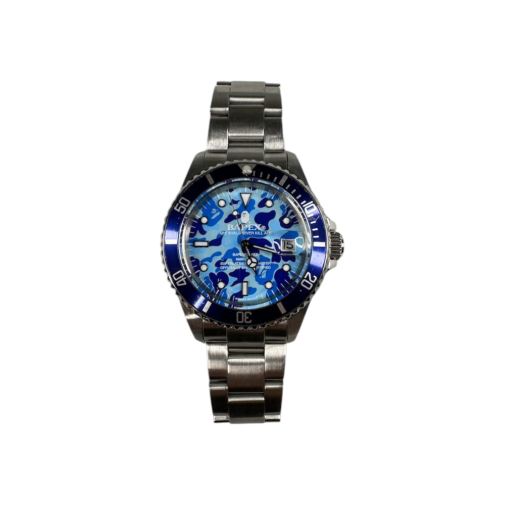 BAPE TYPE 1 AUTOMATIC MOVEMENT BLUE CAMO BAPEX (40MM)