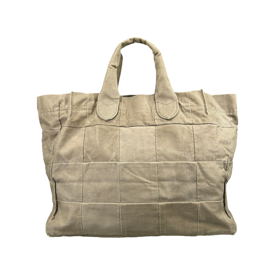 COMME DES GARCONS TRICOT CANVAS TOTE BAG - MEDIUM