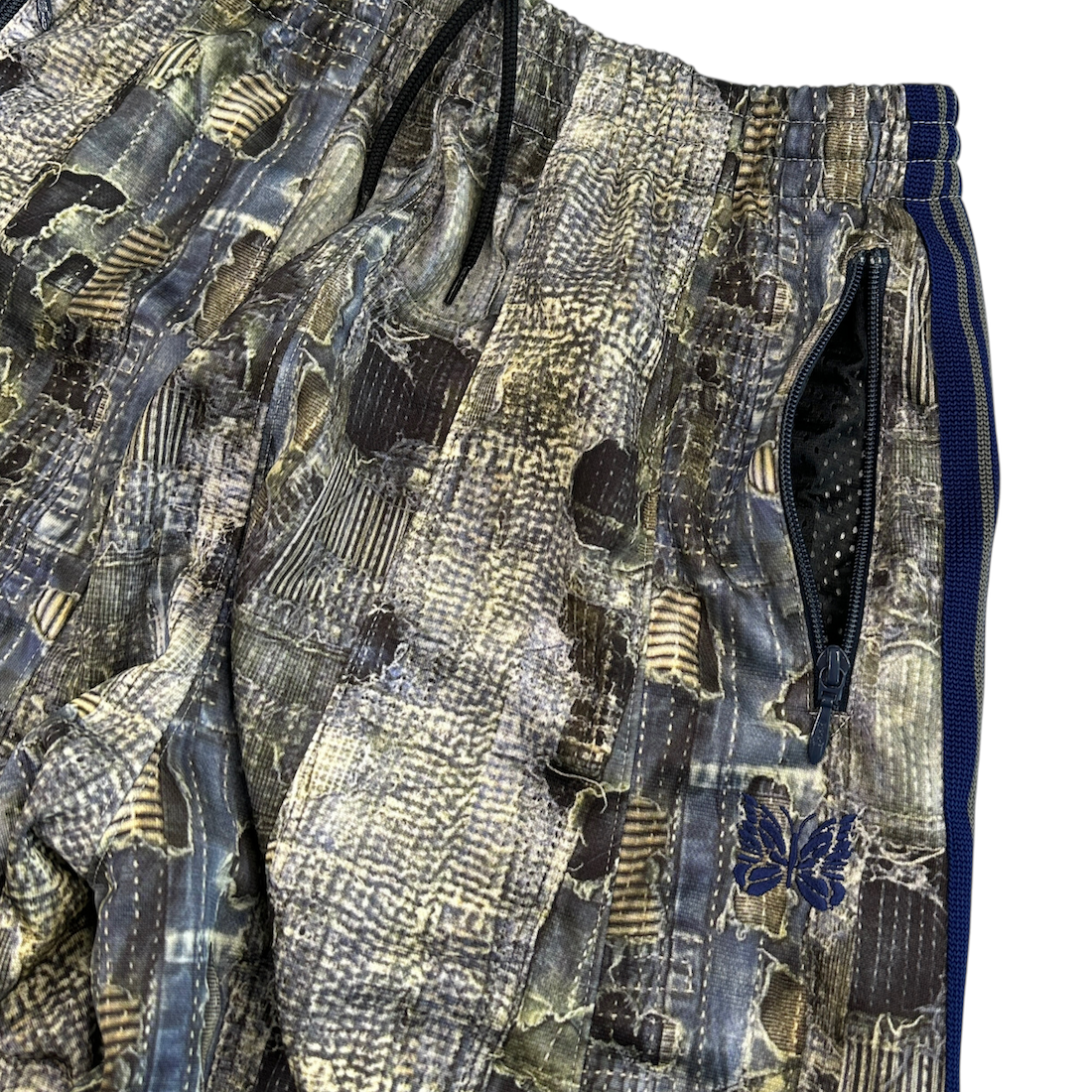 (NEW) NEEDLES BORO PRINTED H.D. TRACK PANTS