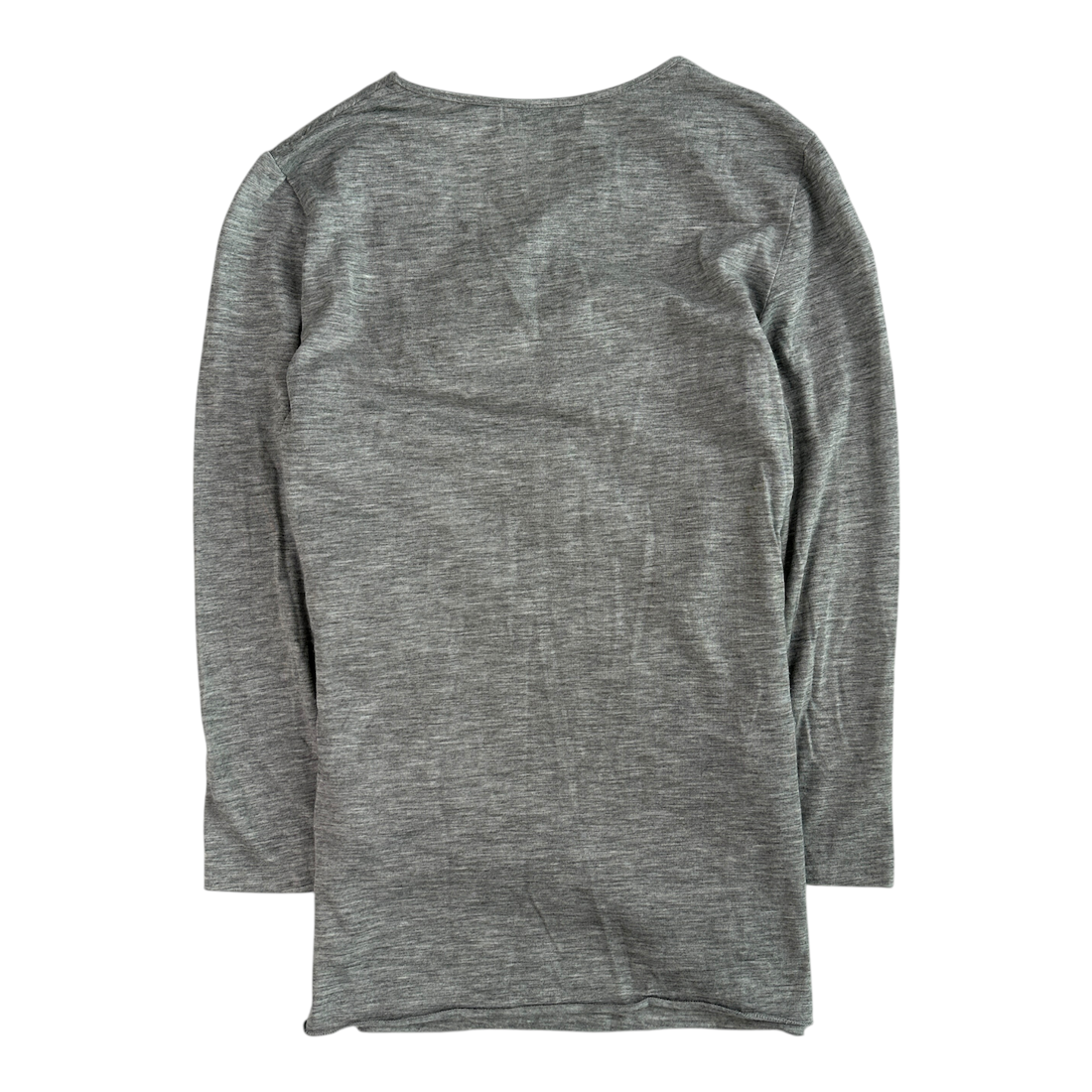 (38) BURBERRY BLACK LABEL V-NECK TOP - GREY