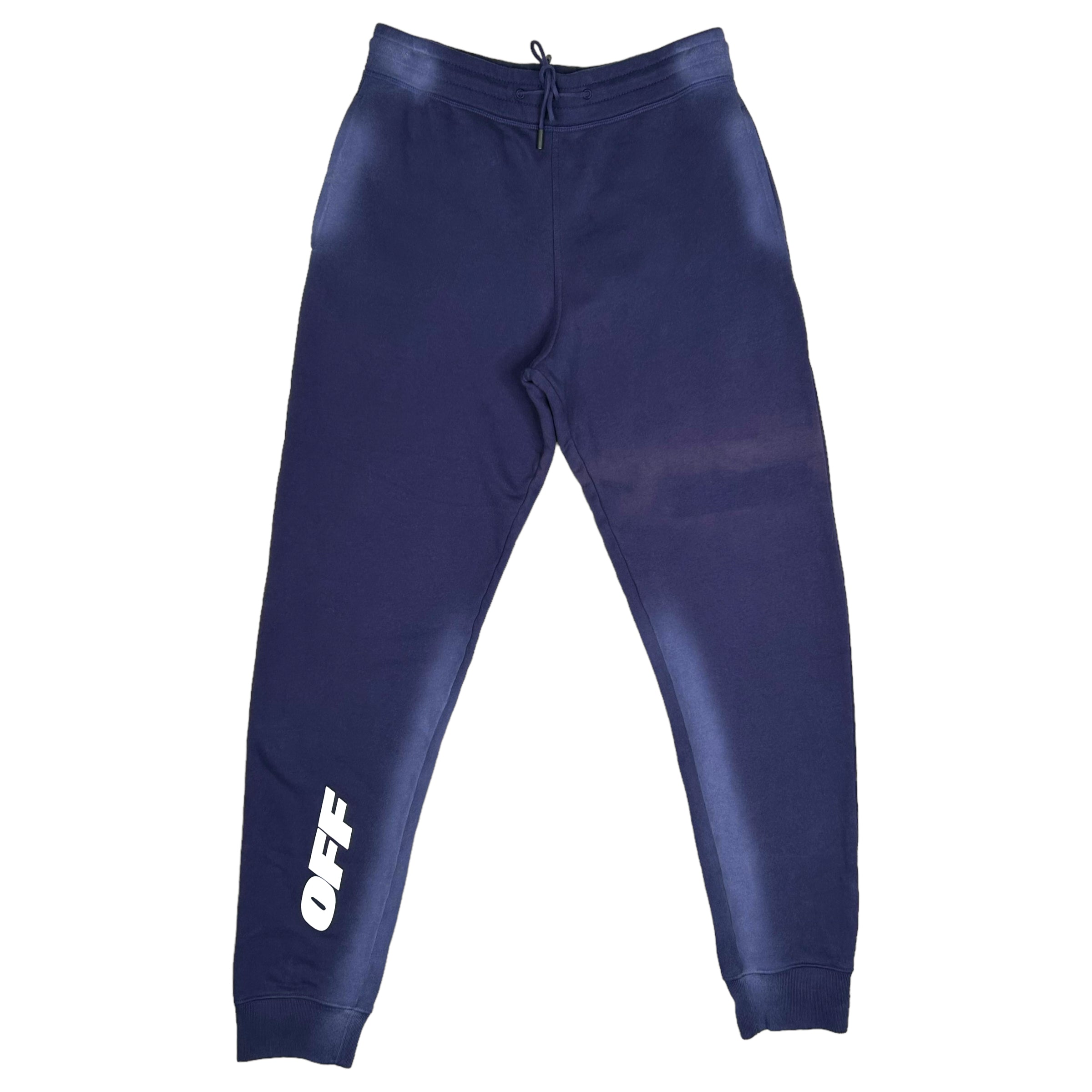OFF WHITE WING OFF SWEATPANTS NAVY