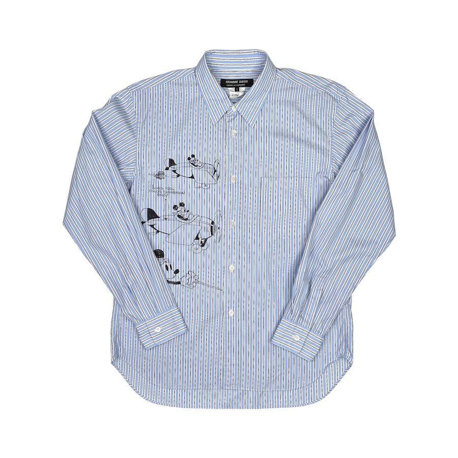 COMME DES GARÇONS HOMME DEUX X DISNEY BUTTON UP SHIRT (2020)