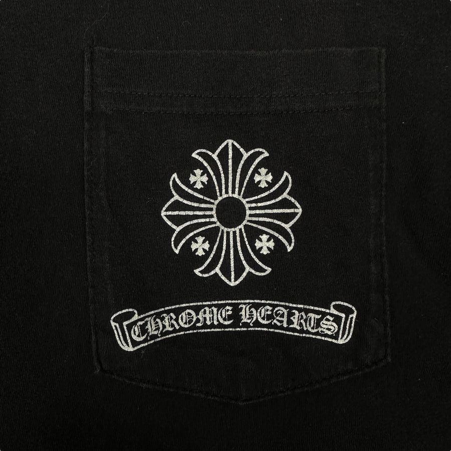 CHROME HEARTS CROSS STENCIL POCKET LONG SLEEVE