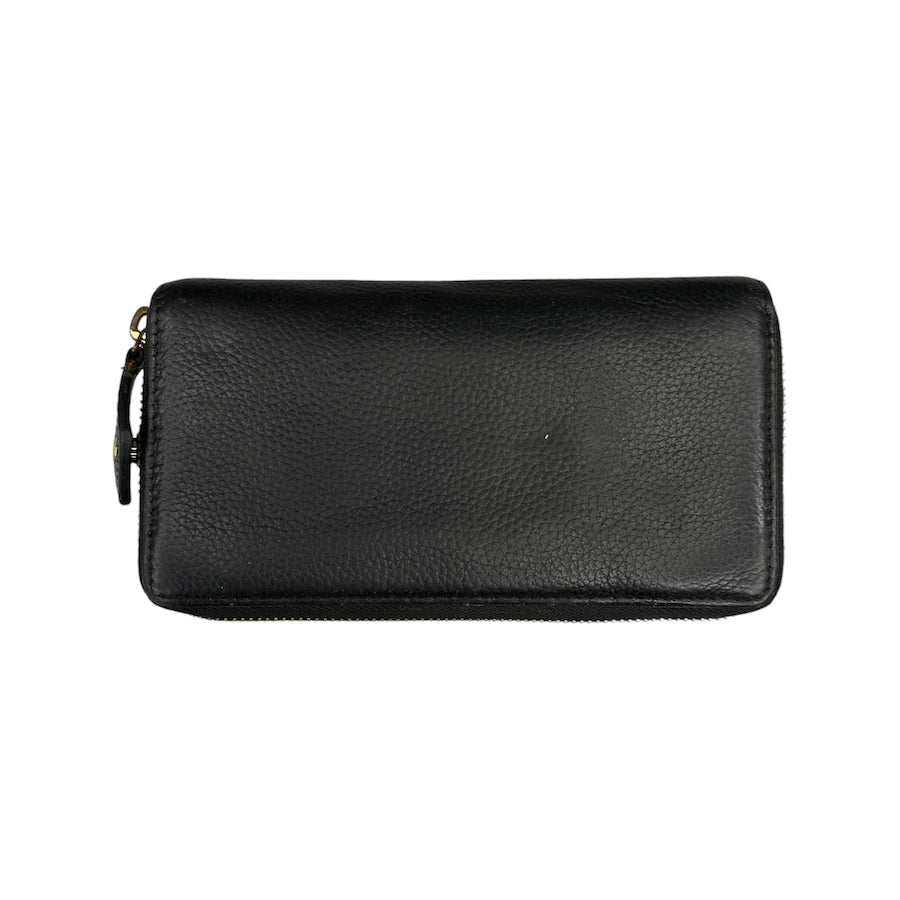 VIVIENNE WESTWOOD EMBOSSED ORB ZIP LONG WALLET