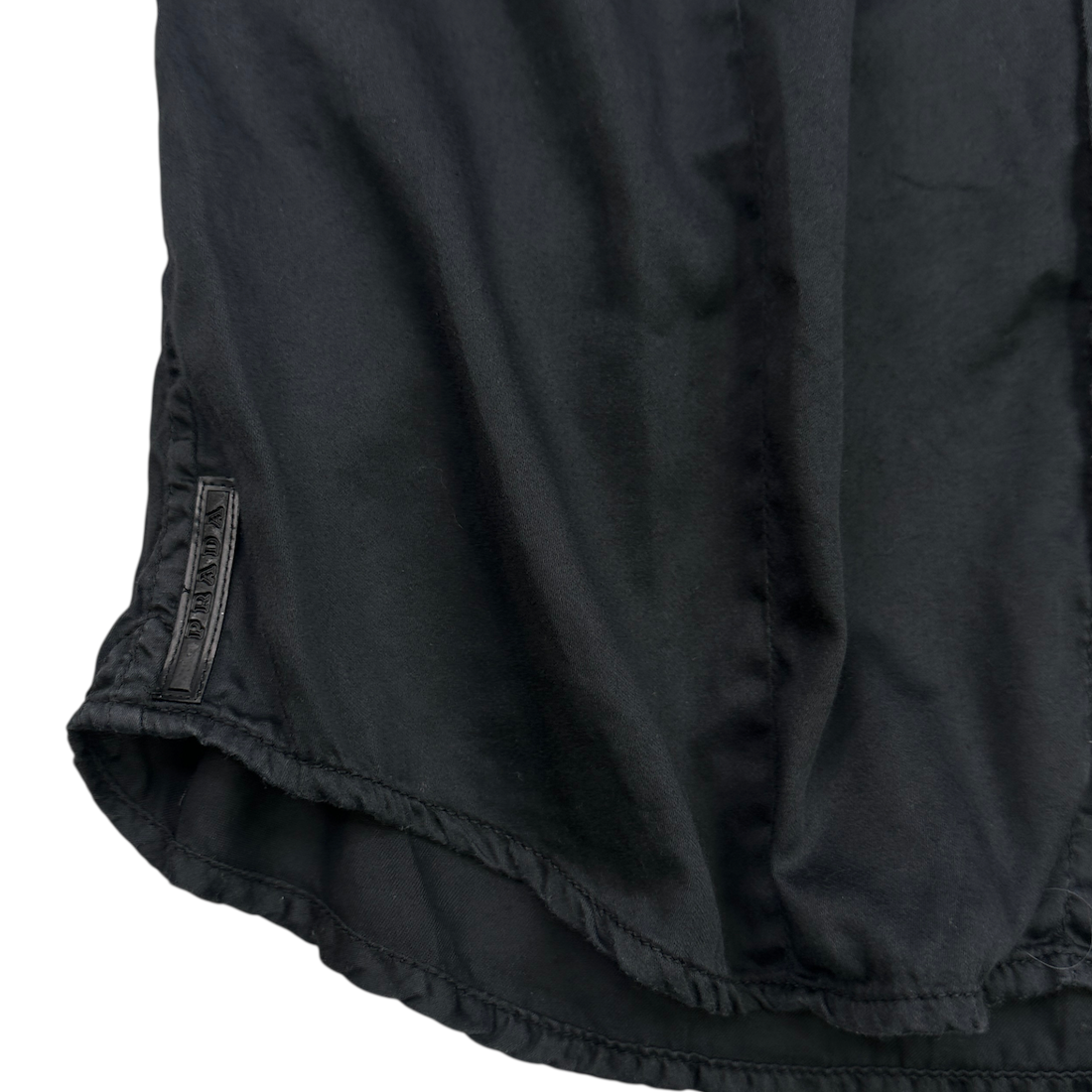 PRADA 2008 DOUBLE POCKET SHIRT - BLACK