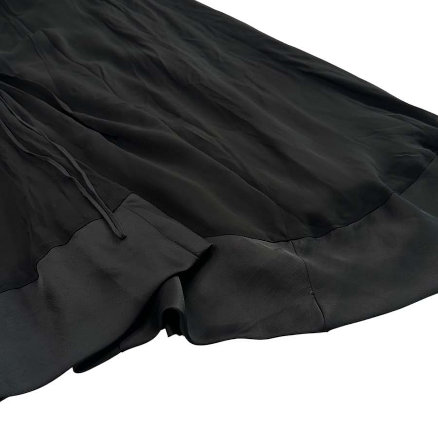 BAJRA DOUBLE LAYERED MAXI SKIRT - BLACK