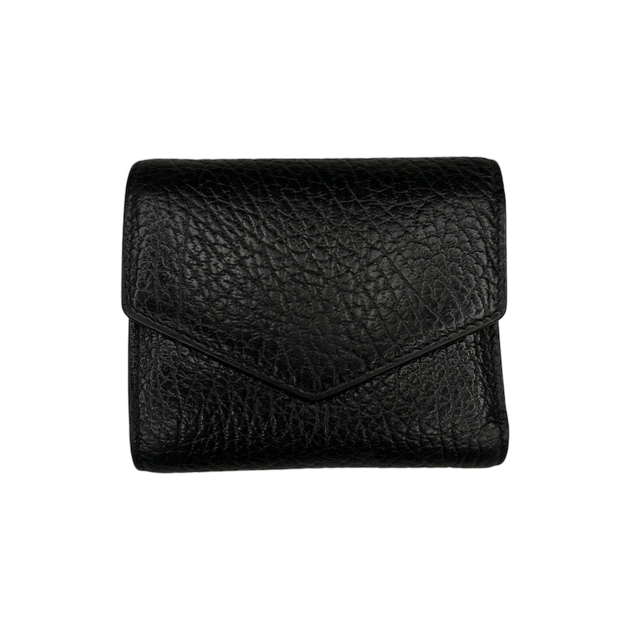 MAISON MARGIELA PEBBLED LEATHER ENVELOPE WALLET