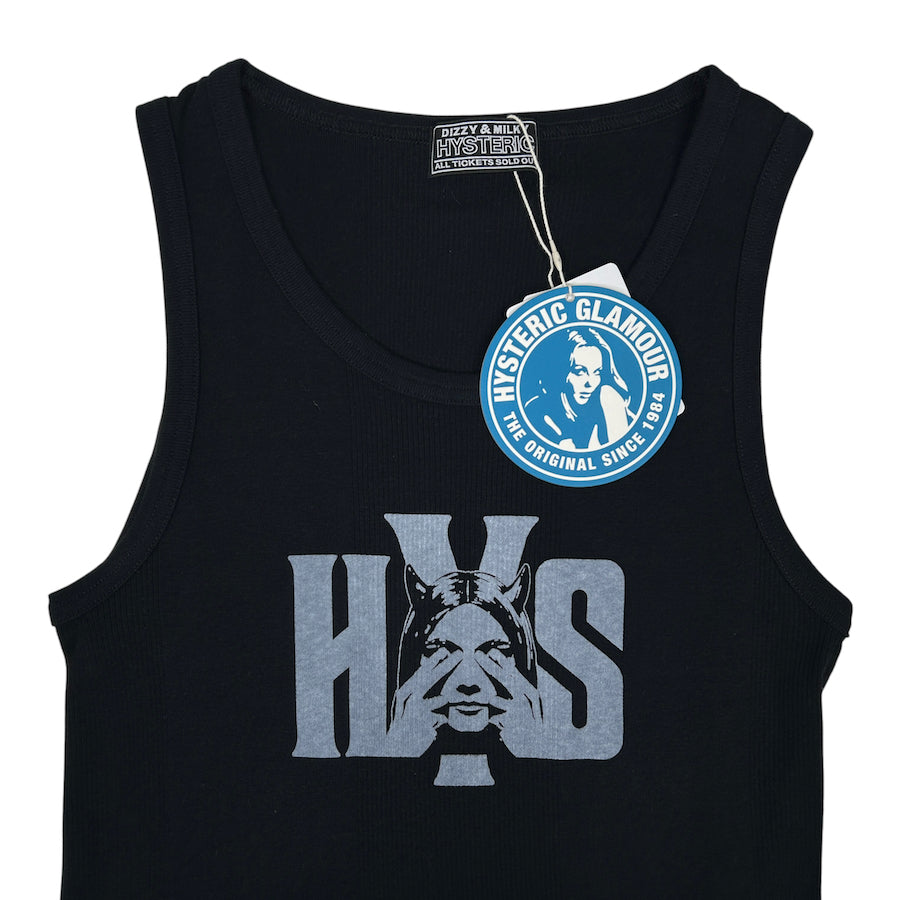 (BRAND NEW) HYSTERIC GLAMOUR TANK TOP - BLACK