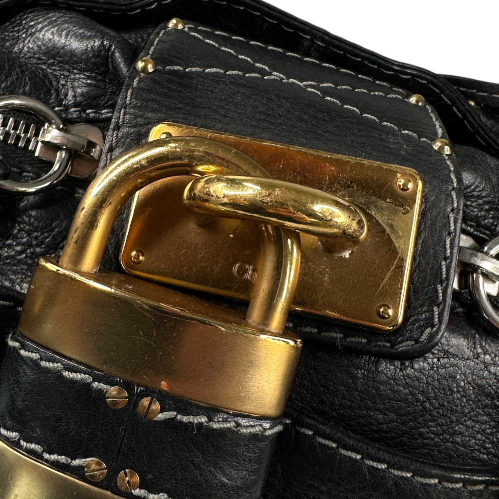 CHLOE PADDINGTON BAG - BLACK